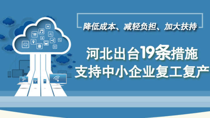 圖解丨降低成本、減輕負(fù)擔(dān)、加大扶持……河北出臺(tái)19條措施支持中小企業(yè)復(fù)工復(fù)產(chǎn)