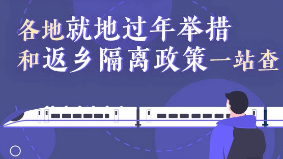 查詢工具來了！各地就地過年舉措和返鄉隔離政策一站查