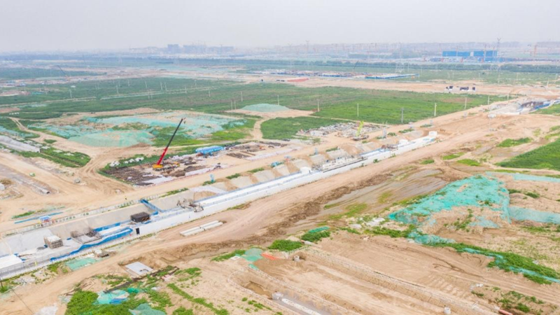 看建雄安丨雄安新區啟動區首段管廊結構全線貫通