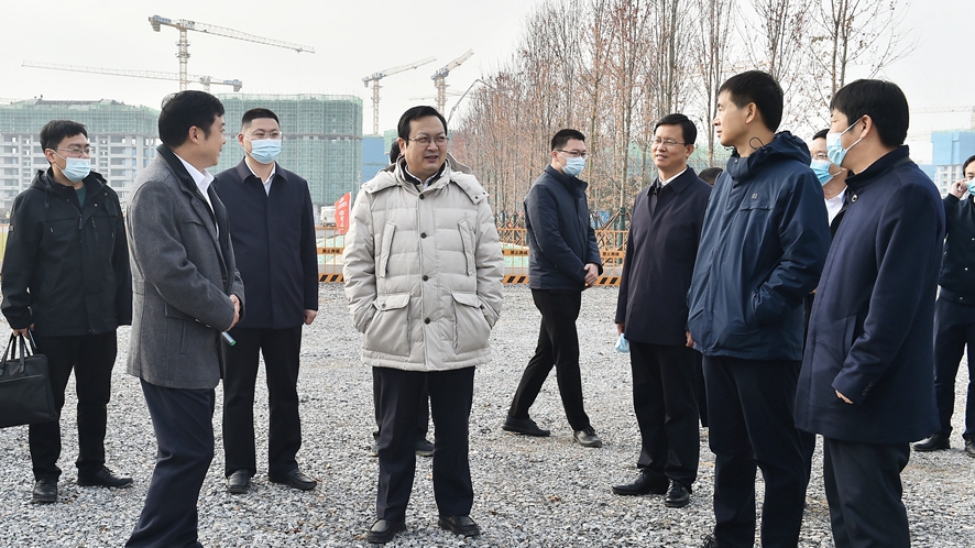 張國華調(diào)研檢查雄安電建智匯城項目建設(shè)