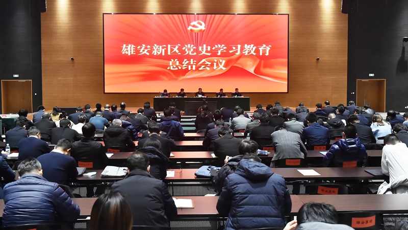 雄安新區(qū)召開(kāi)黨史學(xué)習(xí)教育總結(jié)會(huì)議