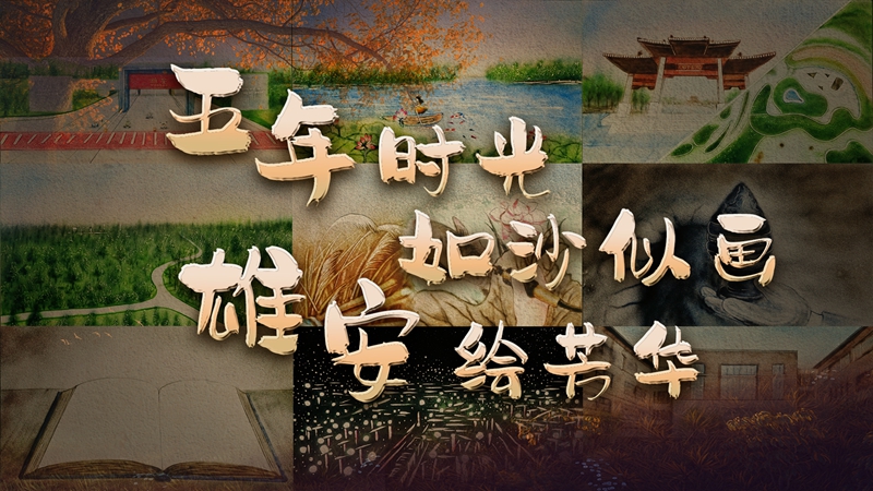 五年時光如沙似畫 雄安繪芳華