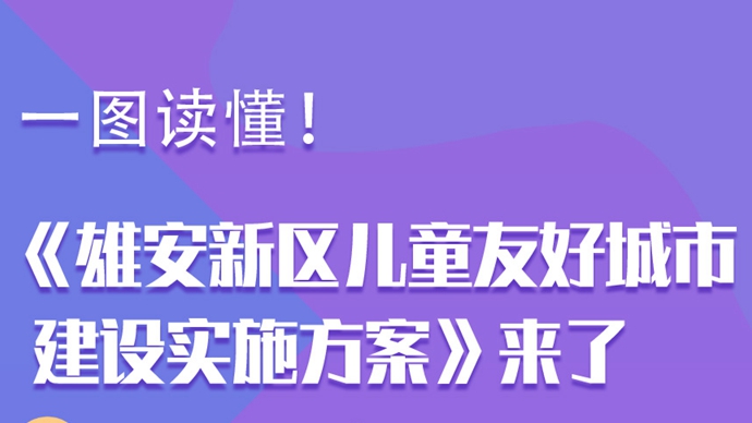 一圖讀懂！《雄安新區(qū)兒童友好城市建設實施方案》來了