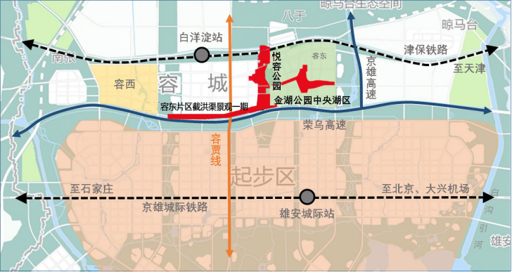 雄安新區悅容公園、金湖公園和截洪渠景觀一期公園公共服務空間服務單位招選公告