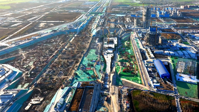 雄安新區(qū)全力推進起步區(qū)東西軸線項目建設